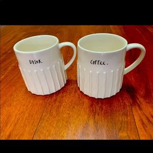 Re Dunn Pleated Mugs - Drink & Coffee Set (2)
